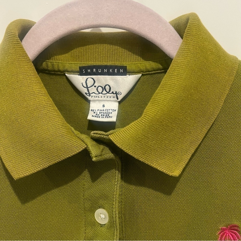 Vintage lily pulitzer collar shirt size S - Picture 3 of 5